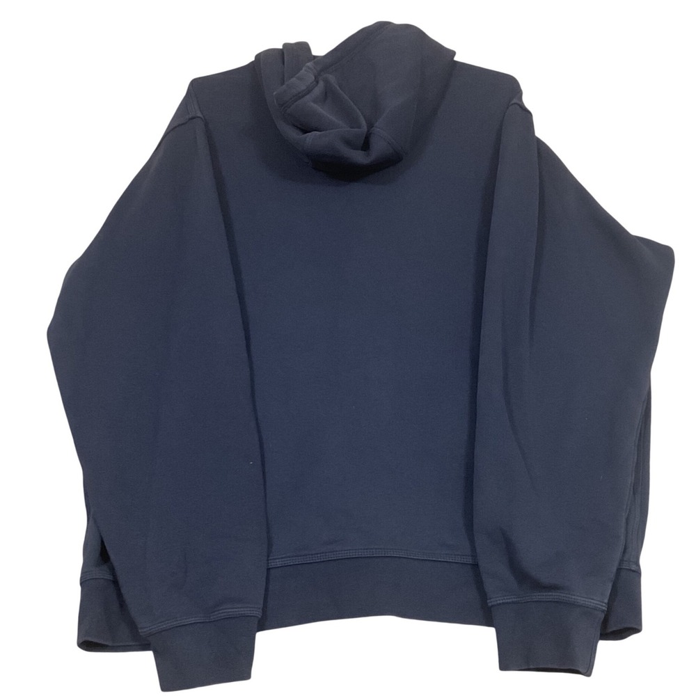 Nike Mens Full Zip Hoodie Navy Blue Fleece Sweatshirt 2XL 823531-410 - Picture 2 of 10